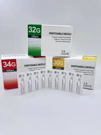 High Quality Stainless Steel Micro Sharp Meso Needle 30g 4mm 6mm 13mm Mesotherapy Needles Injector for Beauty