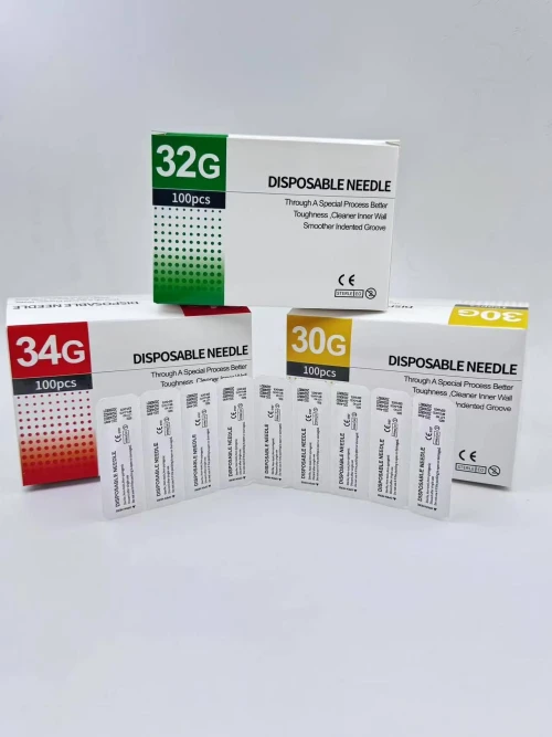 High Quality Stainless Steel Micro Sharp Meso Needle 30g 4mm 6mm 13mm Mesotherapy Needles Injector for Beauty